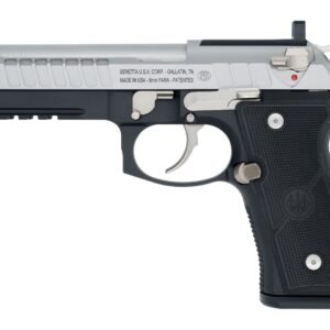 Langdon Tactical Tech 92E2TJNRR Beretta 92 Elite Full Size Frame 9mm Luger 18+1 4.70" Stainless Steel Barrel, Inox Stainless Steel Optic Ready/Serrated Slide, Black Anodized Aluminum Frame w/Picatinn