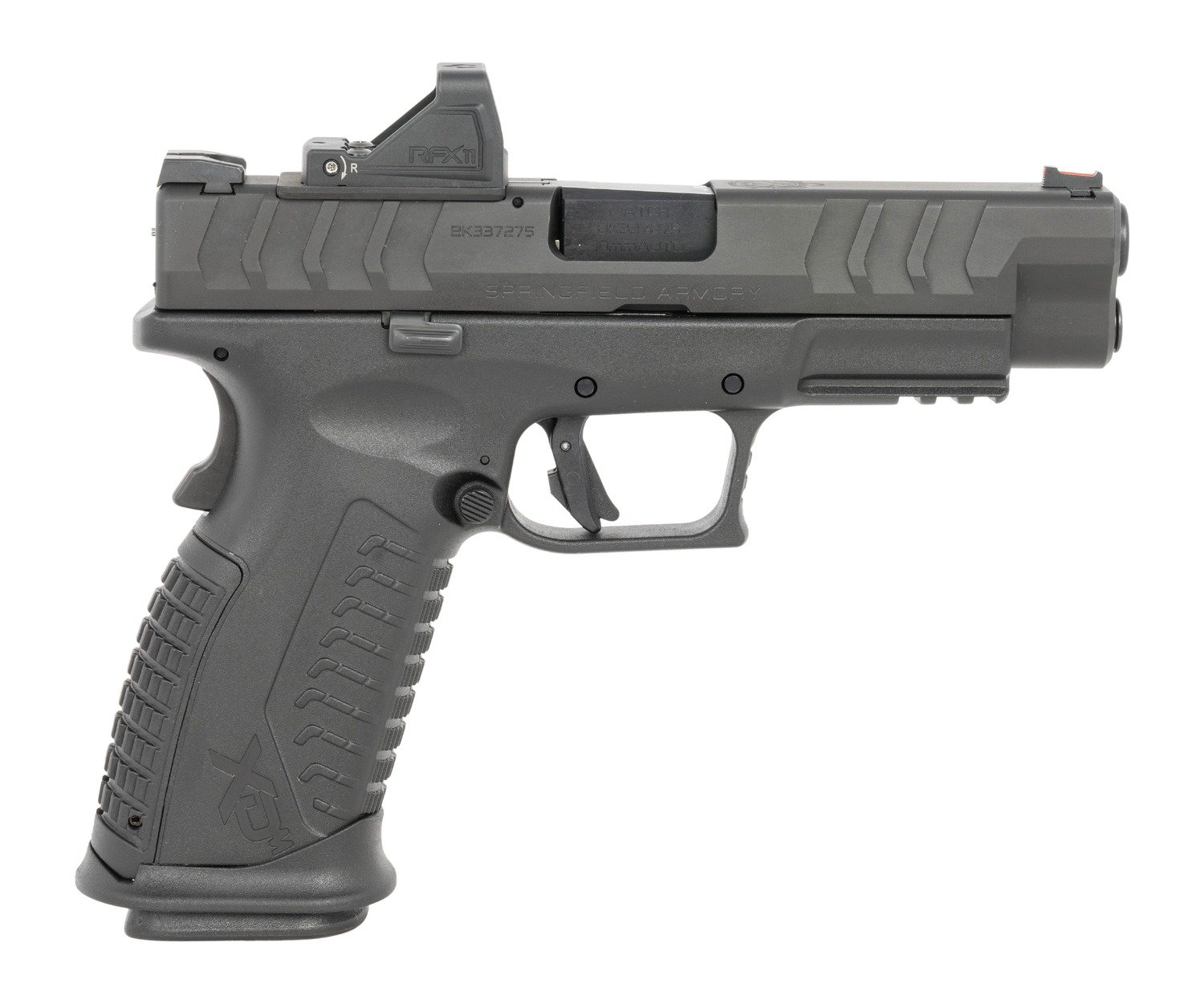Springfield Armory XDME94510BHCOSP15PAC XD-M Elite OSP Gear Pac Full Size 10mm Auto, 15+1 4.50" Black Melonite Match Grade Barrel & Optic Ready/Serrated Steel Slide, Black Polymer Frame w/Picatinny Ra