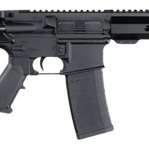 Andro Corp Industries 556103HBMPS ACI-15 Halo 5.56 NATO 30+1 10.30" Black Nitride Threaded Barrel, Black Anodized Aluminum Receiver w/Picatinny Rail, Black Polymer SBA3 Pistol Brace, A2 Grip, Ambidext
