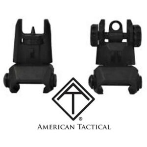 Tactical Sights Front and Rear Black