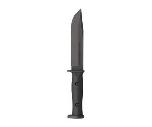 KBAR SLABBY FIXED 6.86" BLK W/SHEATH