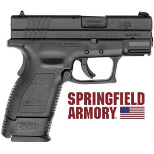 XD9SC 9MM 3 inch barrel 10 Round Black California Compliant