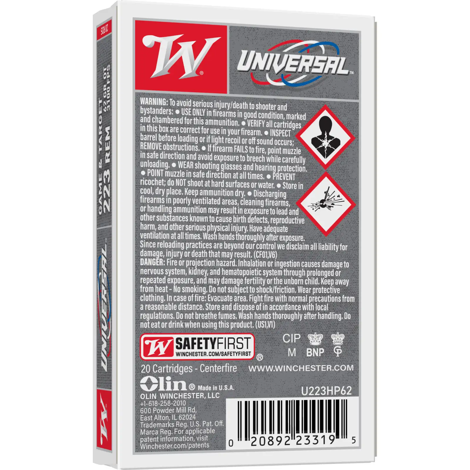 WIN 223 62GR OT 20RD - Image 2