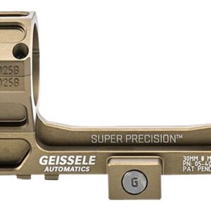 Geissele Automatics AR15 Super Precision Scope Mount/Ring Combo Desert Dirt Color Anodized