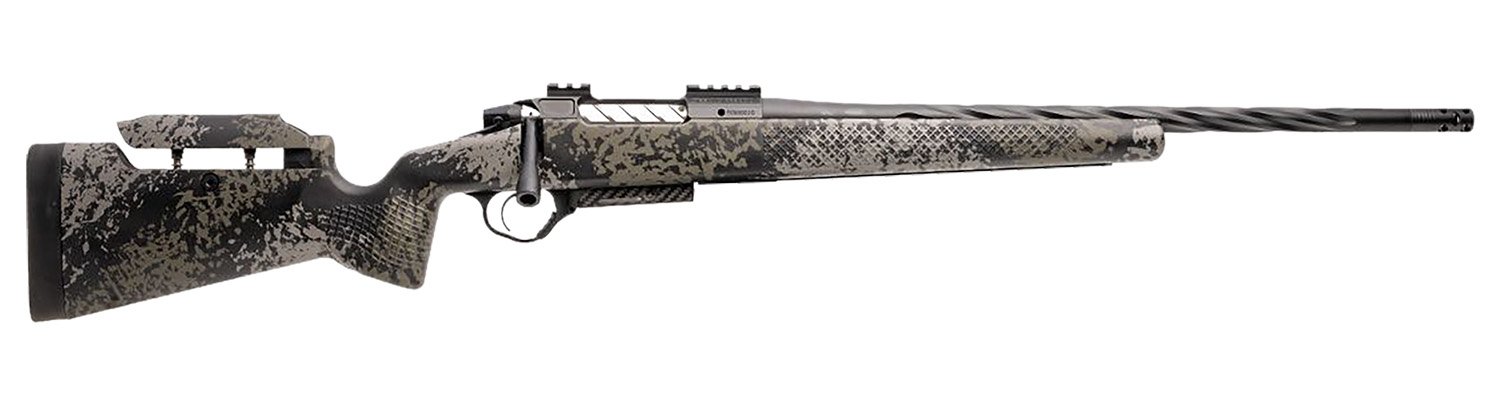 Seekins Precision 0011710239-F Havak PH3 6.5 PRC 24" Black Fluted Threaded Barrel, Black Picatinny Rail Steel Receiver, Adj Cheek Riser Mountain Shadow Synthetic Stock
