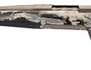 Browning 036124218 X-Bolt 2 Speed SPR Full Size 308 Win 4+1 18" Smoked Bronze Cerakote Fluted Threaded Barrel, Steel  Drilled & Tapped Receiver, Ovix Camo w/Black Overmold Adj Comb & LOP Synthetic Sto