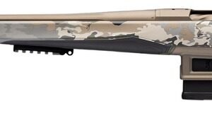 Browning 036127298 X-Bolt 2 Speed LR Full Size 7mm PRC 5+1 26" Smoked Bronze Cerakote Fluted & Steel Drilled & Tapped Receiver, Picatinny Rail Forend, Ovix Camo w/Black Overmold Adj Comb & LOP Synthet