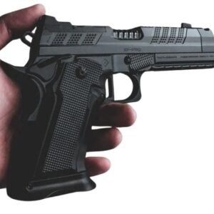 Fusion Firearms XPCOMP9BLKPTR XP Pro Comp 9mm Luger 4.60" Black Tennifer Compensated Bull Barrel, Tennifer QPQ Steel Optic Ready/Ported/Serrated Slide, Black Steel Frame w/Beavertail & Picatinny Rail,