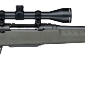 Savage Arms 33162 Axis 2 XP w/Optic 243 Win 4+1 20" Matte Black Carbon Steel Threaded Barrel, Drilled & Tapped Receiver, OD Green Synthetic Fixed w/Pistol Grip Stock, 3-9x40mm Duplex Scope, Right Hand