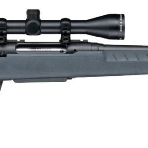 Savage Arms 33171 Axis 2 XP w/Optic 5.56 NATO 4+1 20" Matte Black Carbon Steel Threaded Barrel, Drilled & Tapped Receiver, Gray Synthetic Fixed w/Pistol Grip Stock, 3-9x40mm Duplex Scope, Right Hand
