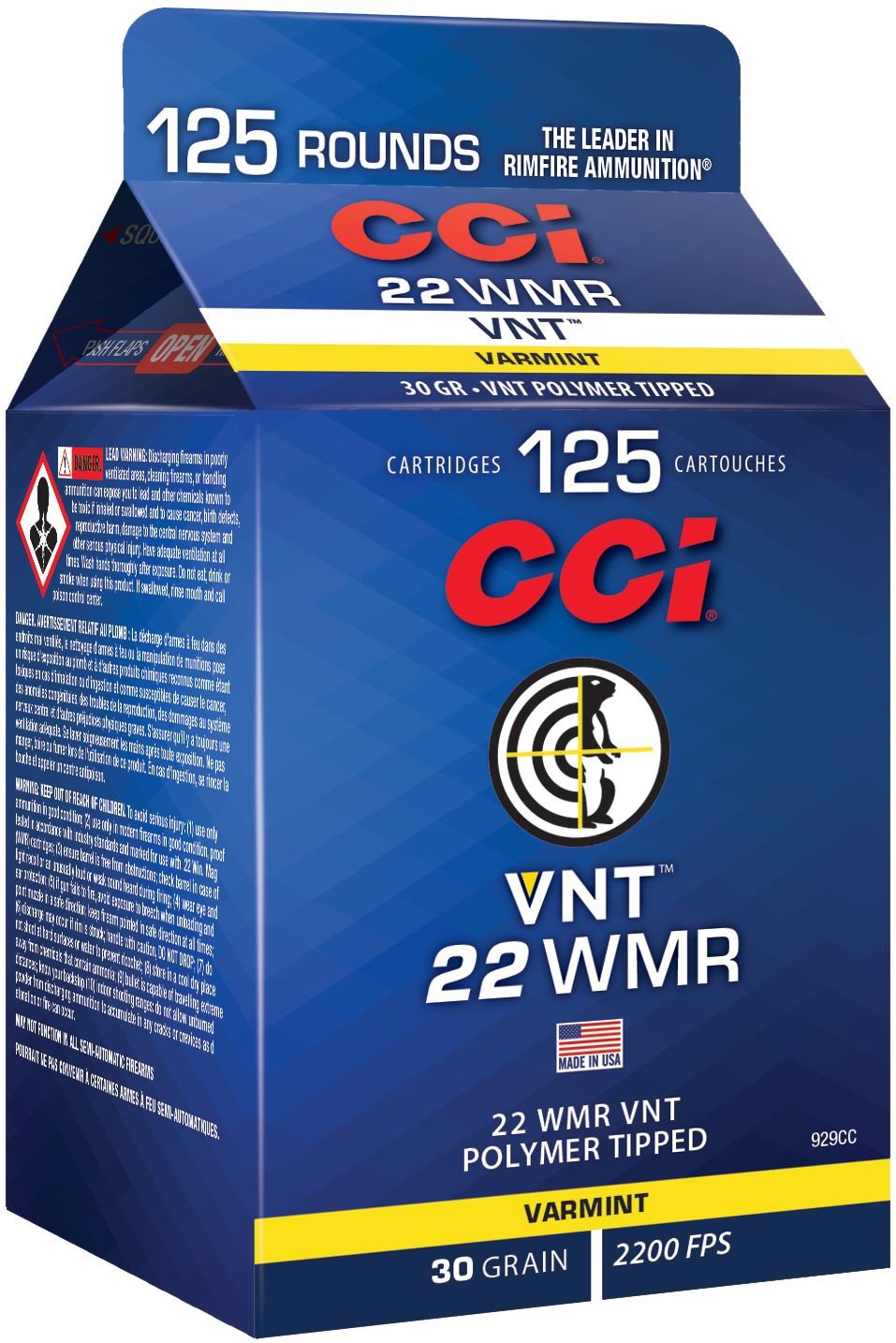 CCI 22M 30GR VNT 125RD