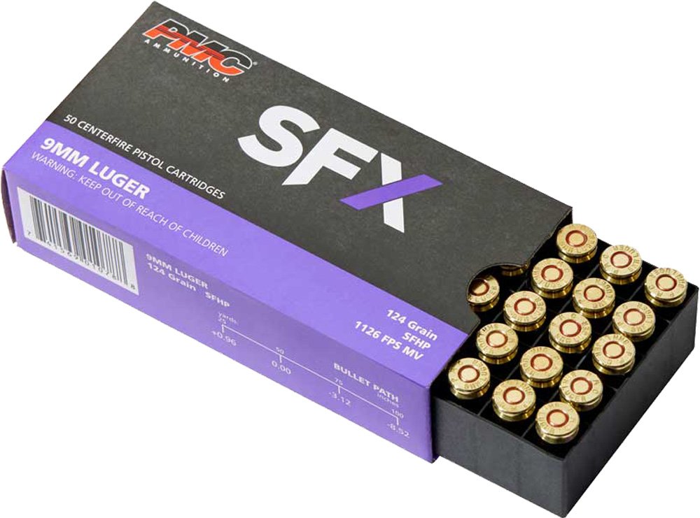 PMC 9MM 124GR SFX HP 50RD