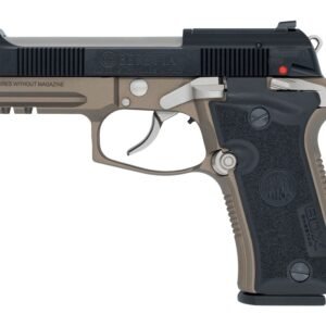 Langdon Tactical Tech 80X32ZCBBN Beretta Cheetah 80X 32 ACP 12+1 3.90" Inox Steel Barrel, Black Bruniton Carbon Steel Optic Ready/Serrated Slide, Bronze Cerakote Aluminum Frame w/Picatinny Rail, Textu