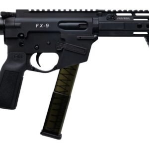 Freedom Ordance FX9P10E-BLK FX9P Elite 9mm Luger 10" Black Nitride Threaded Barrel, Black Anodized Aluminum Receiver w/Picatinny Rail, M-LOK Handguard, Black Polymer SB Tactical SBA5 Brace, Black Poly