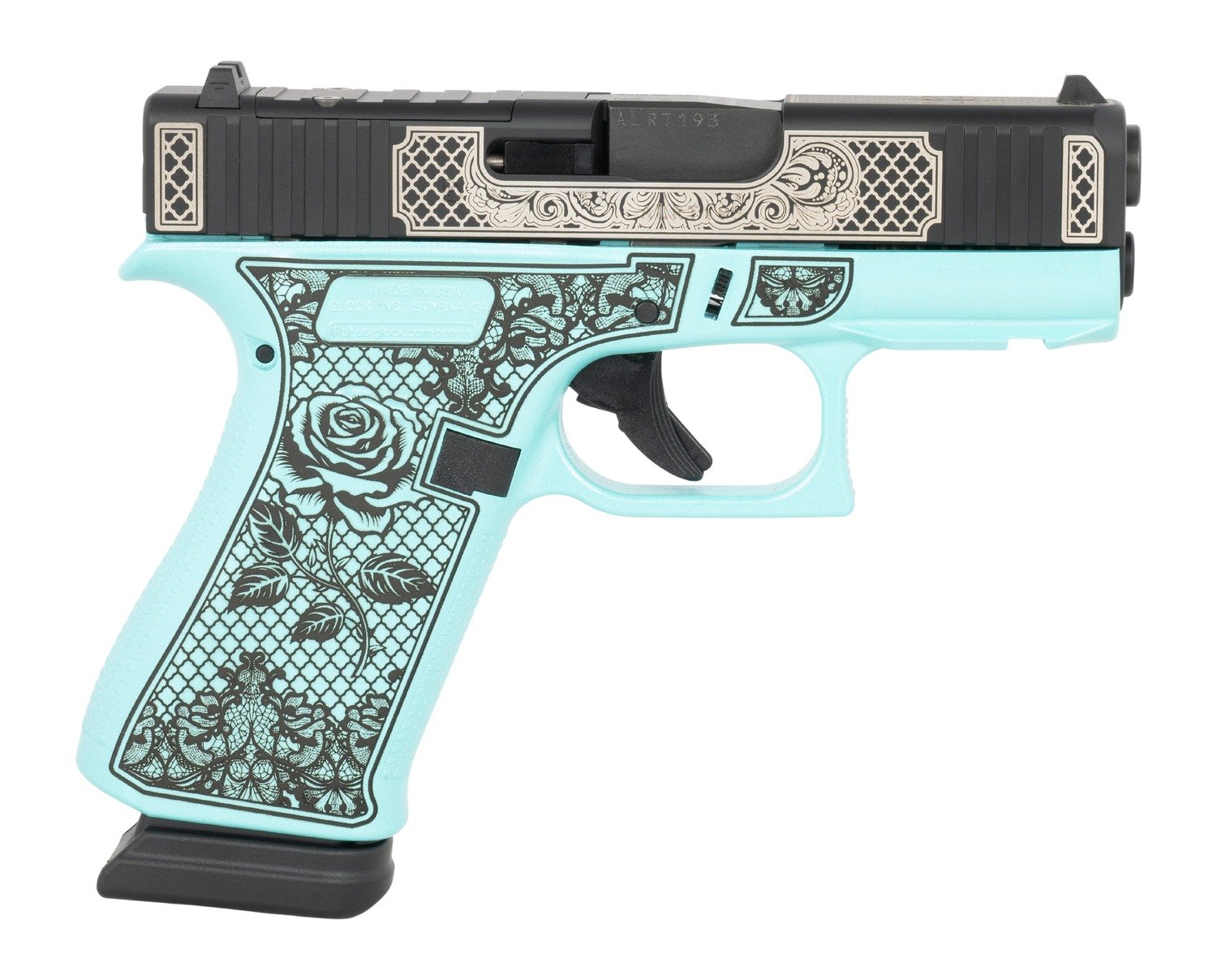 Glock UX4350204NR15ORGLREB G43X 9mm Luger 15+1 3.41"