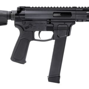 Gforce Arms GFHYB745 Jawbone  45 ACP 26+1 7" Black QPQ Threaded Barrel, Black Anodized Aluminum Alloy Receiver w/Picatinny Rail, Black Ace of Brace Paddle Pistol Brace, Black Polymer Grip, Ambidextrou