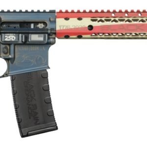 Black Rain Ordnance BRO-BETSY-250 Spec15 250th Anniversary 5.56 NATO 30+1 16" Red, White & Blue w/250th Anniversary Engraving Aluminum Receiver w/Picatinny Rail, Magpul MOE SL Black Polymer Stock, Bla