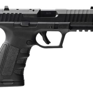 MAC 15000601 RA-9 Full Size 9mm Luger 17+1 4.25" QPQ Tenifer Cerakote Steel Optic Ready Slide, Tenifer QPQ Polymer Frame w/Picatinny Rail, Polymer Grip, RMR Footprint, Ambidextrous