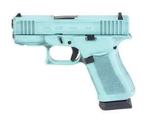 GLOCK 43X 9MM 15RD ROB EGG BLUE BW