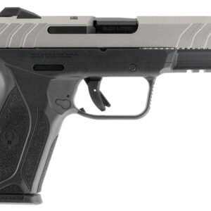 Ruger 3822 Security-9  Sports South Exclusive 9mm Luger 15+1 4" Blued Alloy Steel Barrel, Silver Cerakote Serrated Steel Slide, Black Polymer Frame w/Picatinny Rail, Black Polymer Grip, Right Hand