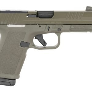 Ruger 19440 RXM  Sports South Exclusive Compact 9mm Luger 15+1 4" Black FNC Nitride Threaded Barrel, OD Green Alloy Steel Optic Ready/Serrated Slide, OD Green Polymer Frame w/Accessory Rail, Textured