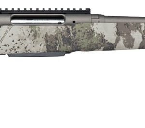 Savage Arms 33220 Axis 2 Pro 270 Win 4+1 20" Gun Metal Bronze Cerakote Spiral Fluted Threaded Barrel & Receiver w/Picatinny Rail, Savage Woodland Camo Fixed w/Pistol Grip Synthetic Stock, Right Hand