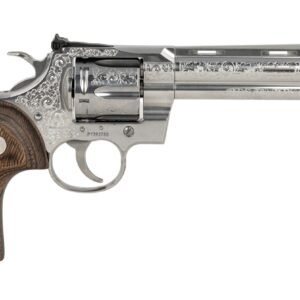 Colt Mfg PYTHONSP6WTSSEGG Python Sports South Exclusive 357 Mag/38 Special 6 Shot 6" Vent Rib Stainless Steel Barrel, Cylinder & Frame, Walnut Grip, Transfer Bar Safety, Exposed Hammer