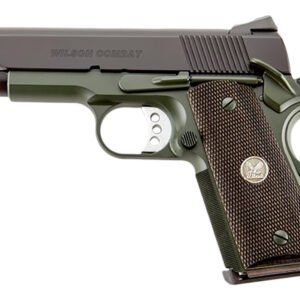 WILSON COMBAT CQBC 45ACP 4" 8+1 BLK/GRN CA