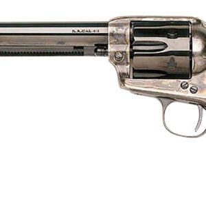 Taylors & Company 550907 1873 Cattleman SAO 45 Colt (LC) Caliber with 7.50" Blued Finish Barrel, 6rd Capacity Blued Finish Cylinder, Color Case Hardened Finish Steel Frame & Walnut Grip